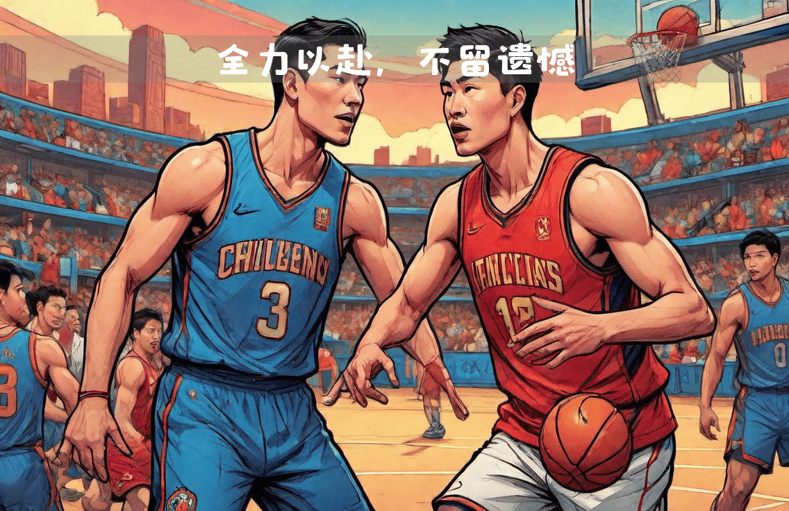 篮球赛场紧追不舍，胜负悬于一线！