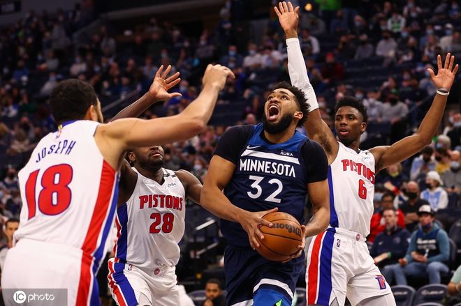 开云官网-森林狼惨负活塞，唐斯艰难突围无果